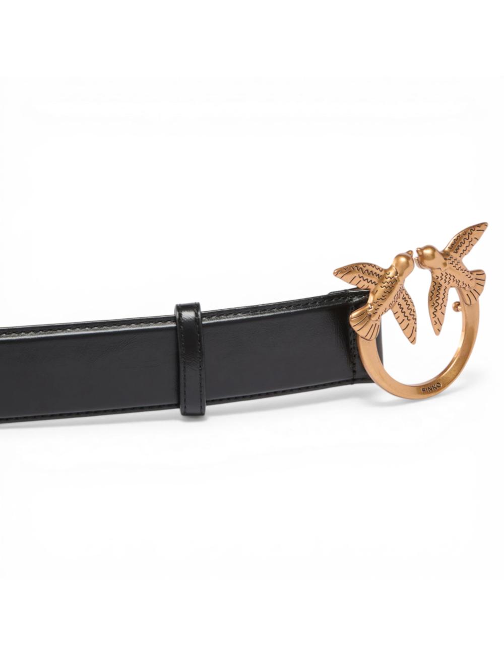 Pinko Love Birds H4 belt black