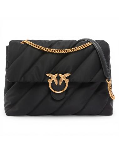Pinko borsa maxi puff nylon nero