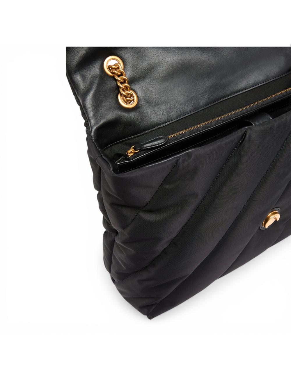 Pinko Love Bag Puff maxi in nylon nero