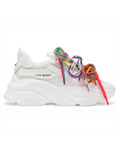 Steve Madden sneakers running Pryce white