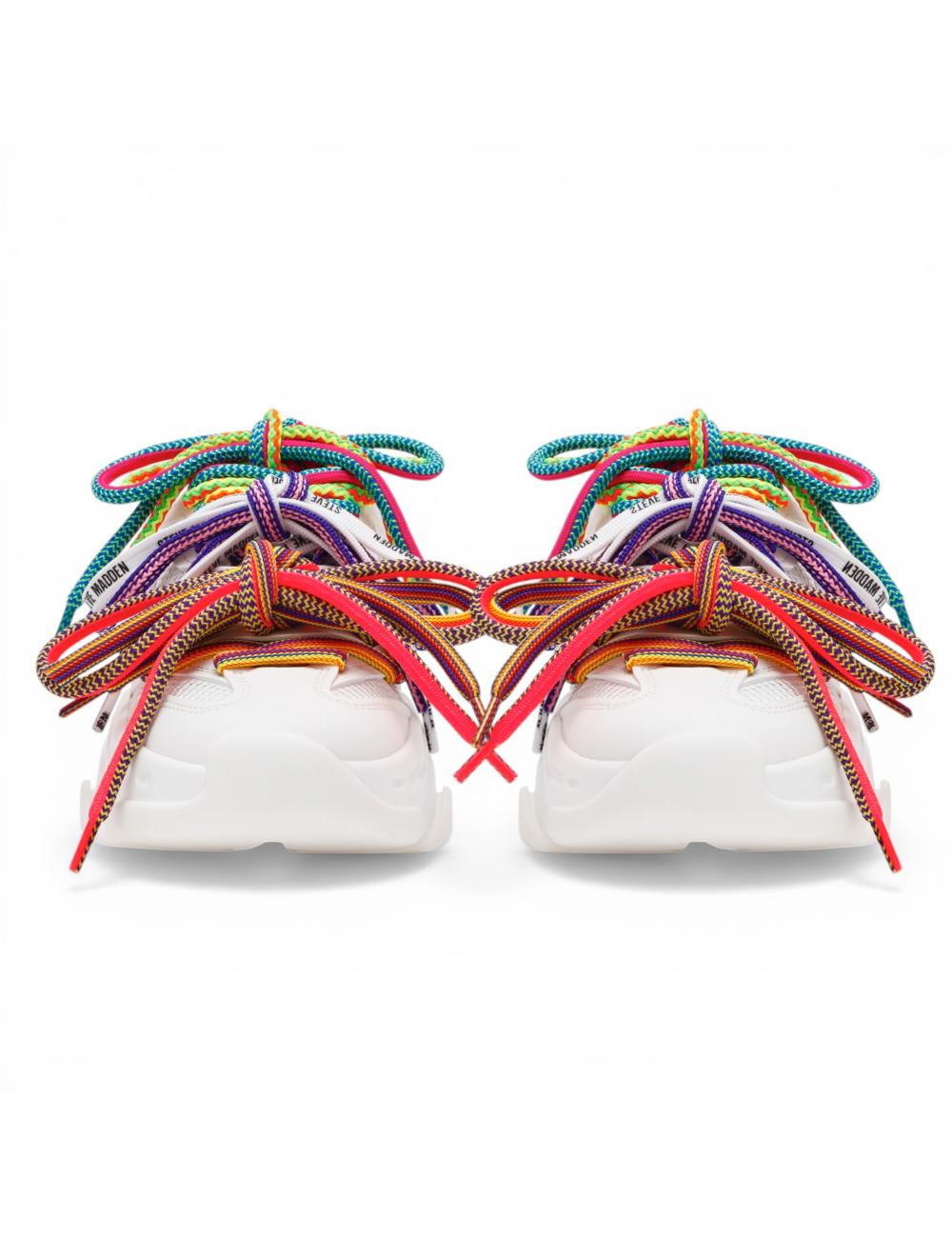 Steve Madden running sneakers Pryce white