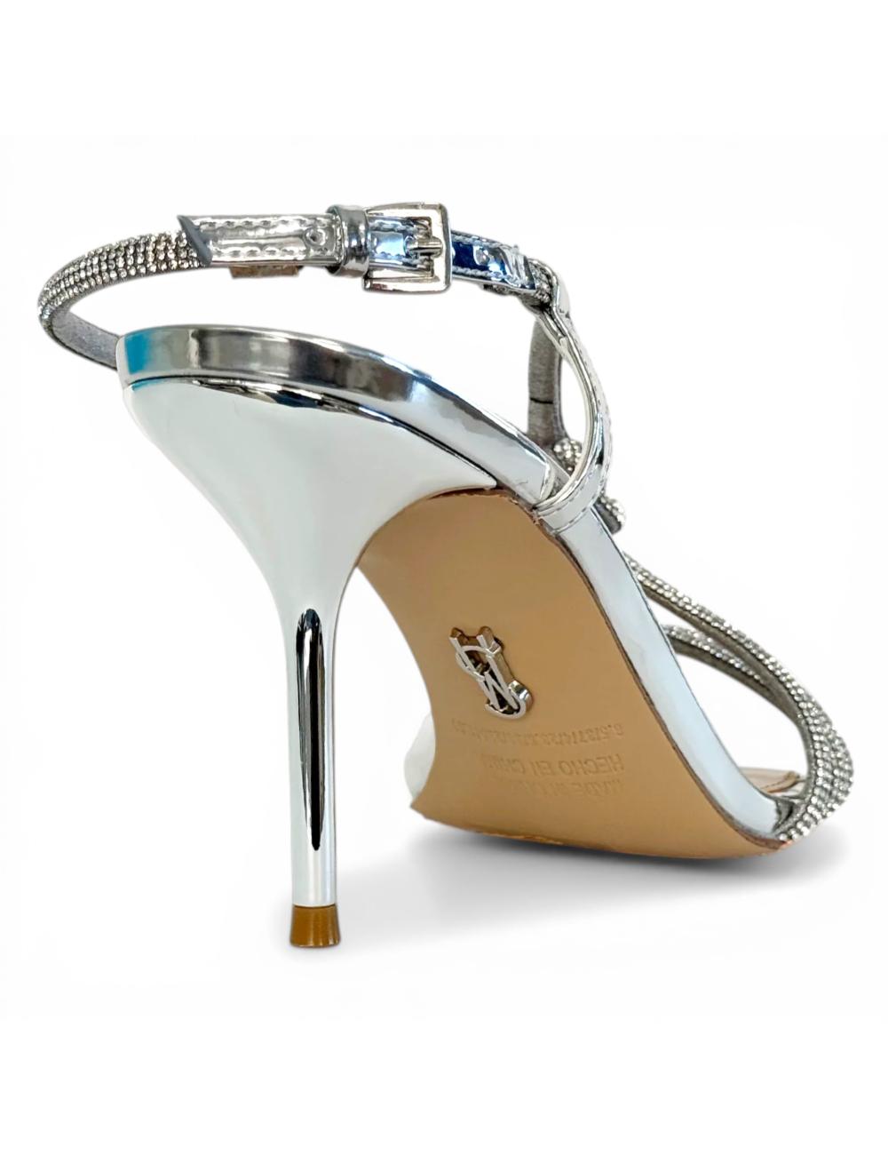 Steve Madden sandali con tacco argento Regale