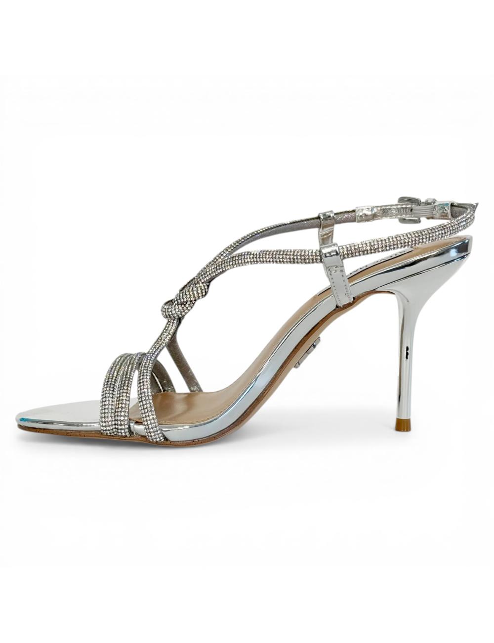 Steve Madden silver sandals Regale
