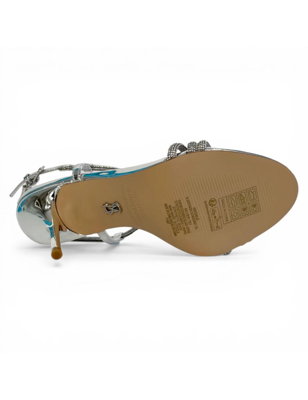 Steve Madden sandali con tacco argento Regale