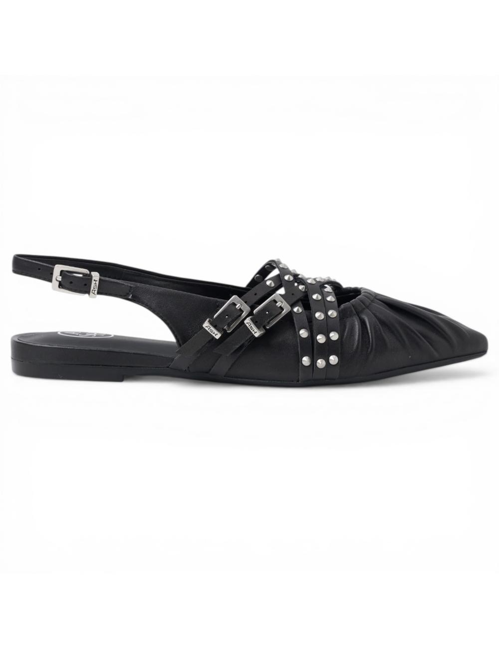 Ash slingback black Bianca