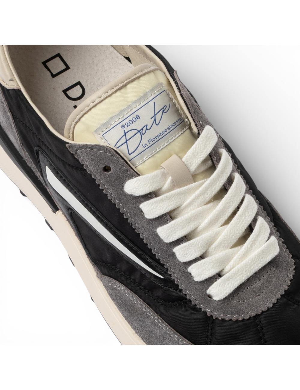 Date sneakers Athleta Nylon Black-Ivory