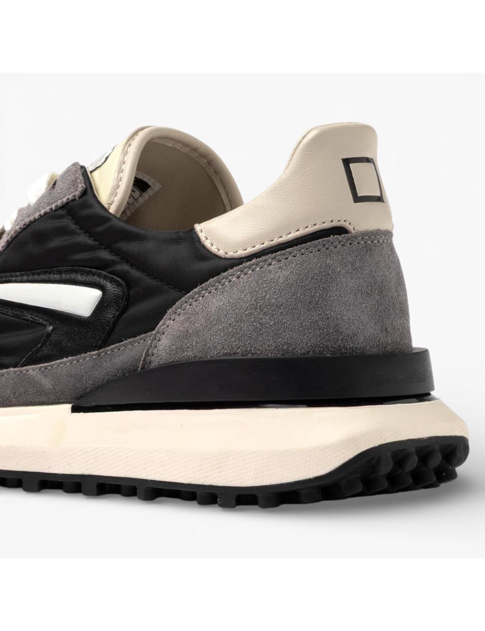 Date sneakers running Athleta Nylon nero avorio