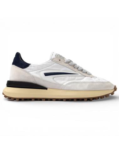 Date sneakers Athleta Nylon White-Blue