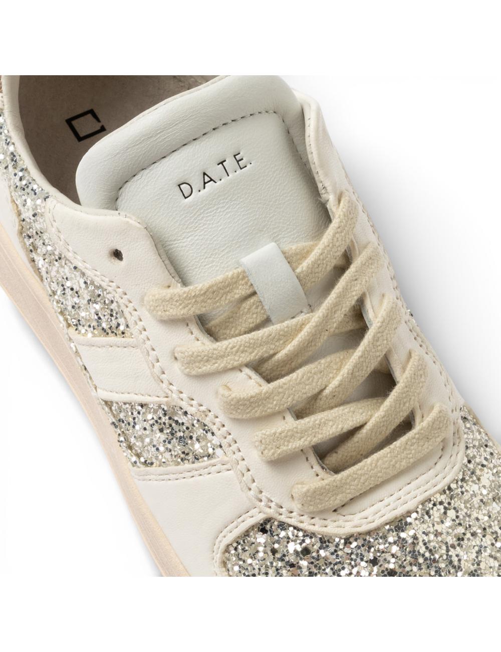 Date sneakers Court 2.0 Glitter Platinum