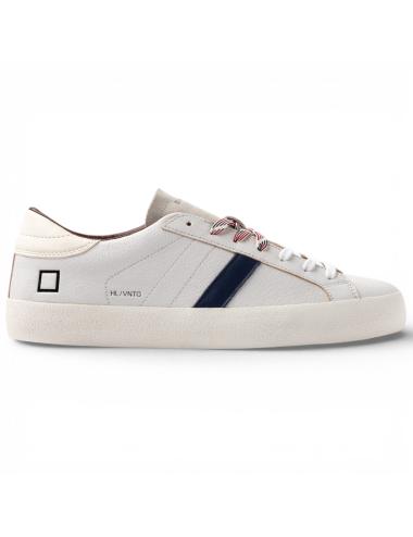 Date sneakers uomo basse Hill Low bianco blu