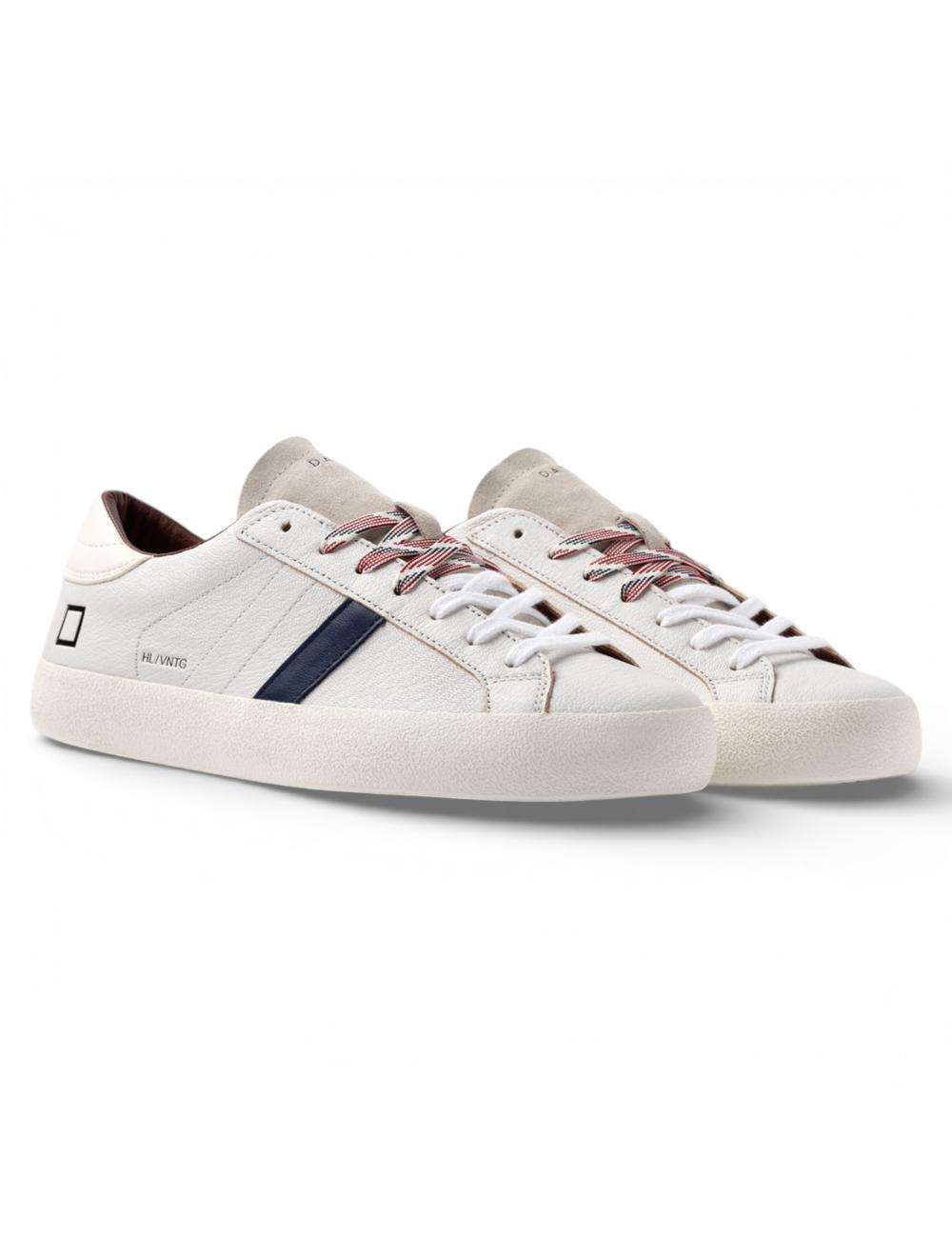 Date sneakers Hill Low Natural White-Brown