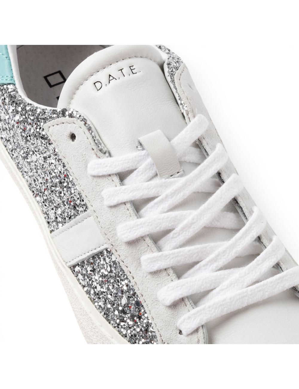 Date sneakers basse donna  Hill Low argento glitter