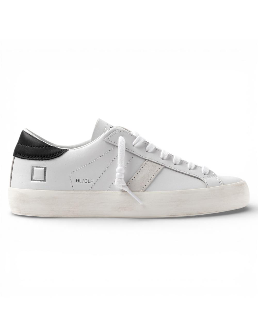 Date woman sneakers Hill Low white black