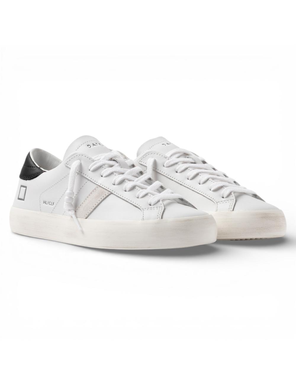 Date woman sneakers Hill Low white black