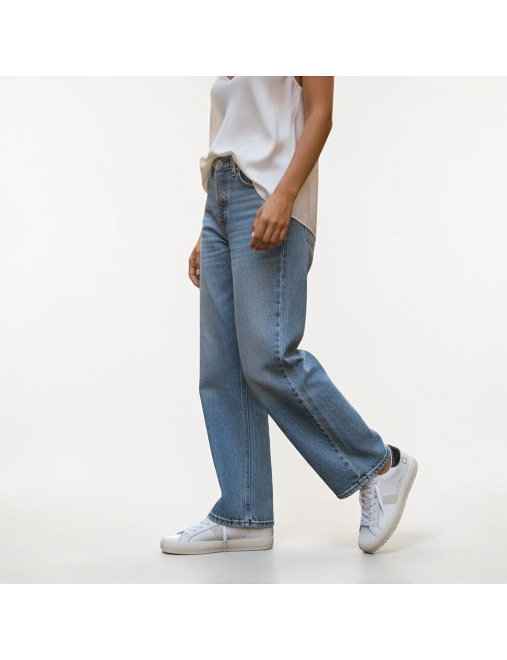 Date woman sneakers Hill Low white black