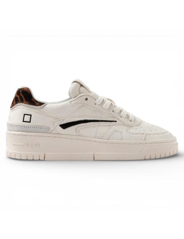 Date sneakers donna Torneo bianco animalier