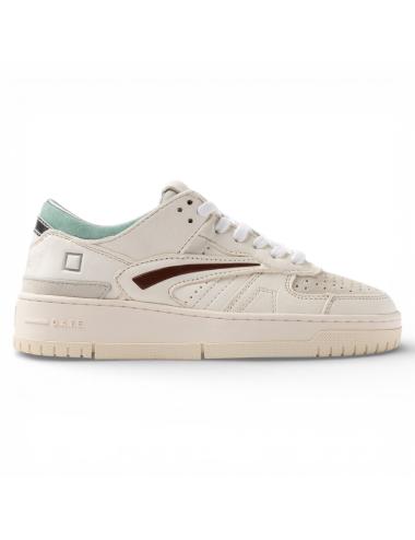 Date women's sneakers Torneo white teal