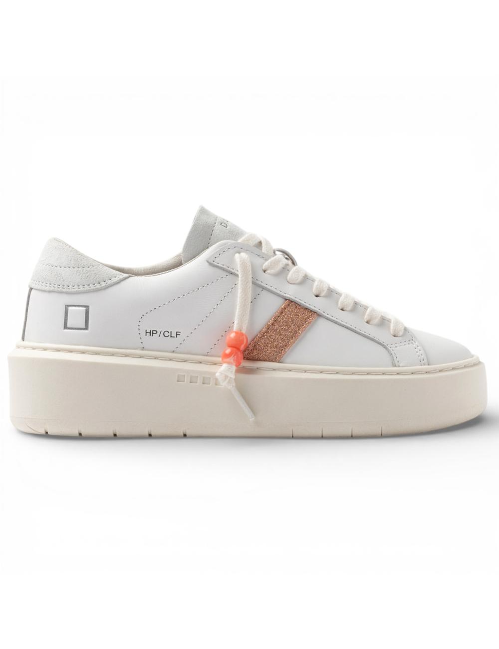 Date sneakers Hill Low Platform high white