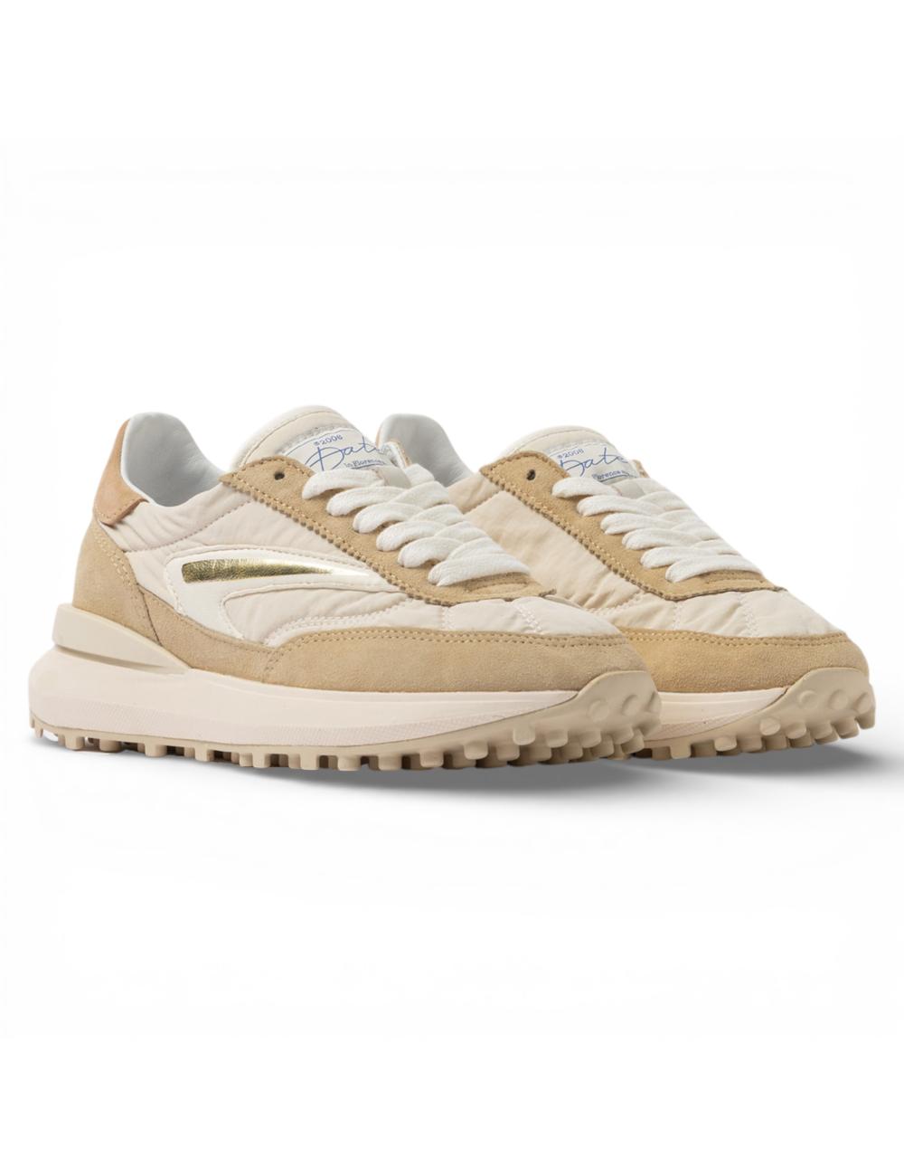 Date women's running sneakers Athleta Nylon Ivory