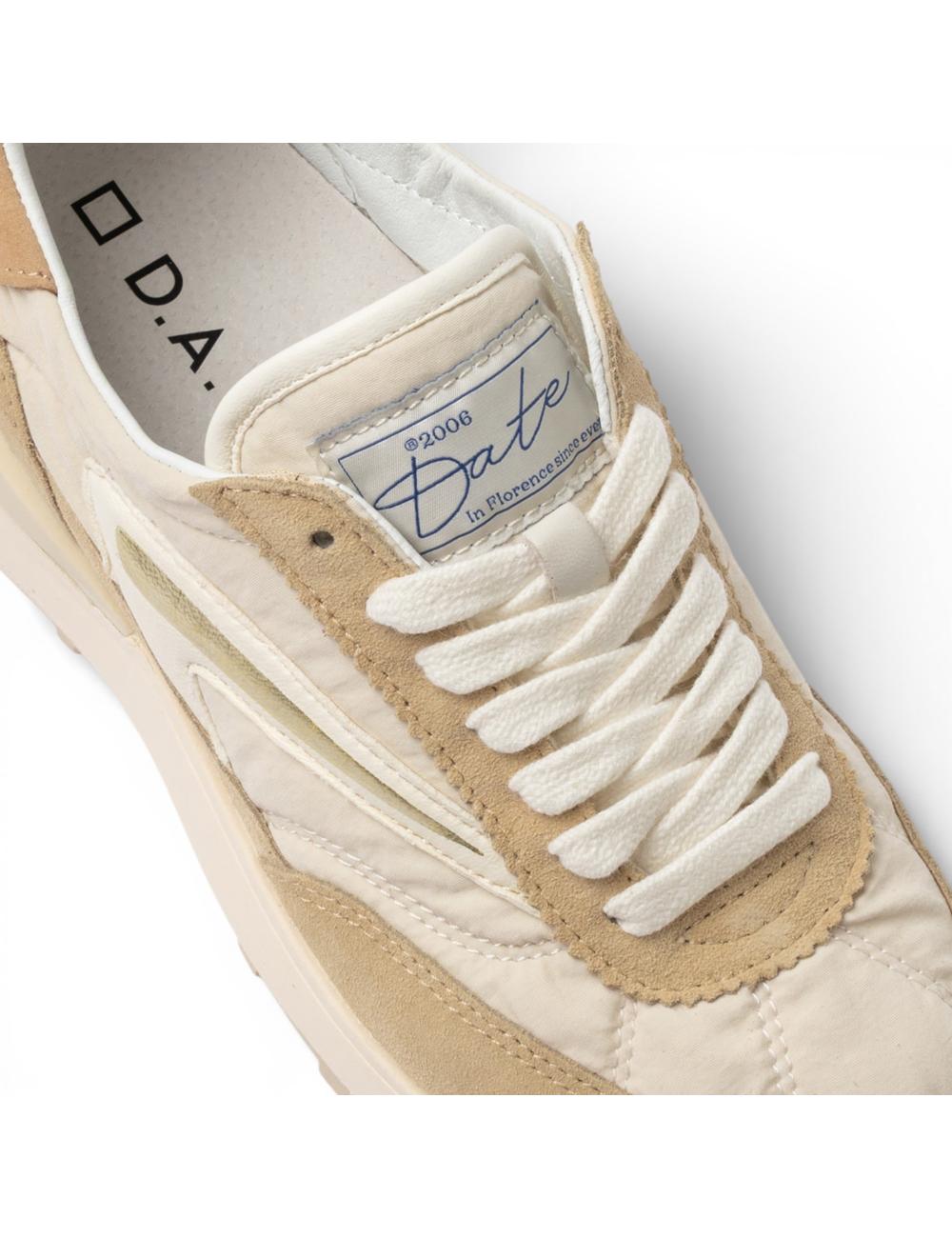 Date women's running sneakers Athleta Nylon Ivory