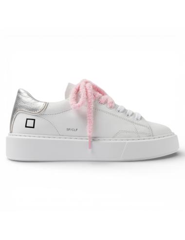 Date sneakers Sfera Calf white silver