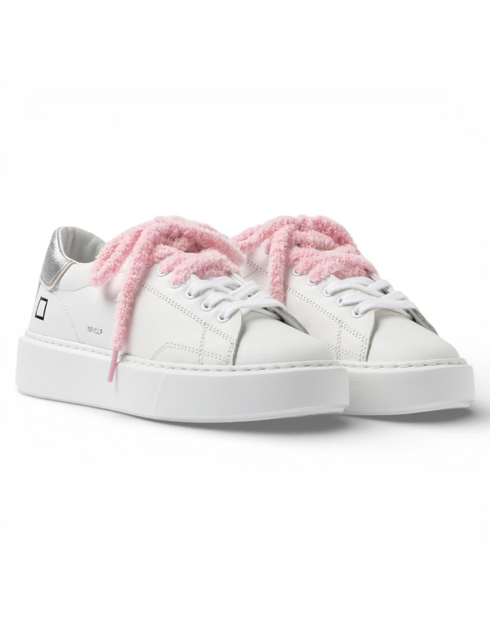 Date sneakers Sfera Calf bianco argento