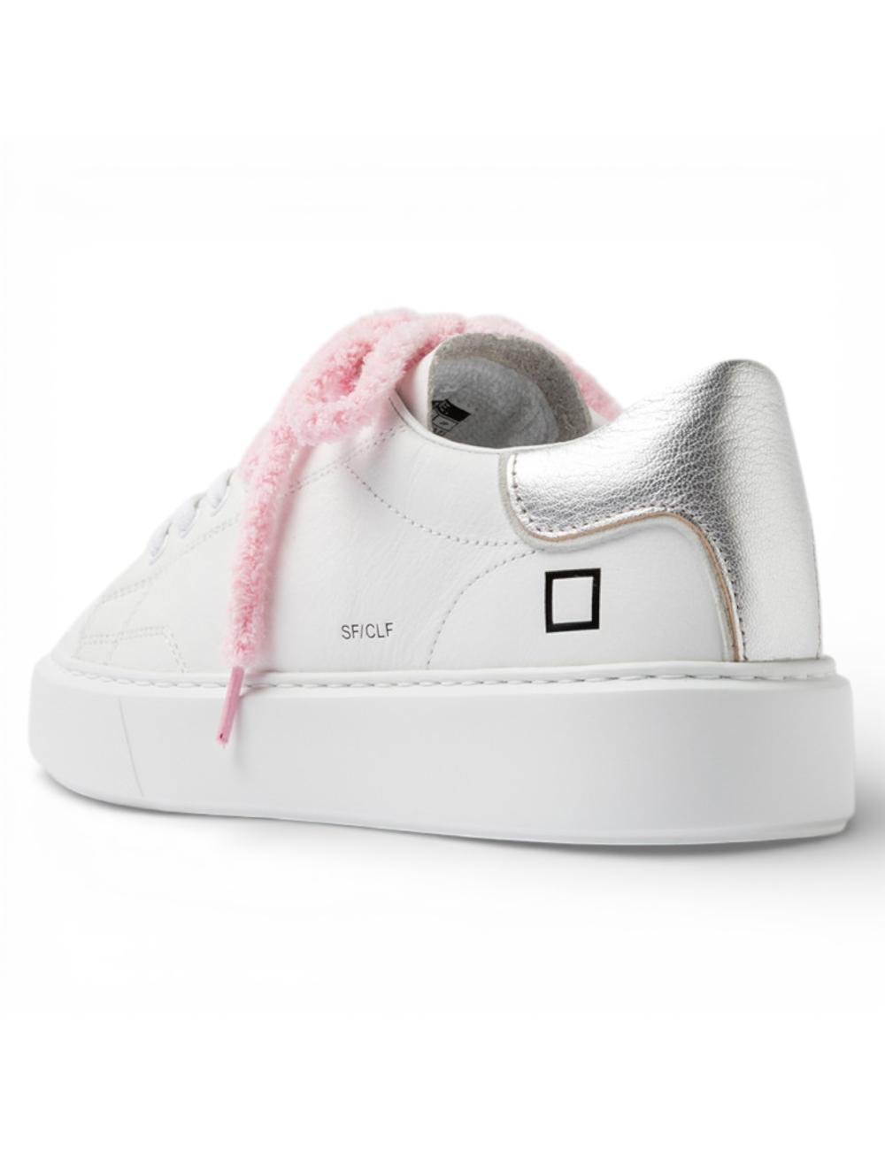 Date sneakers Sfera Calf white silver