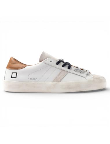 Date Men sneakers Hill Low Calf White-Leather
