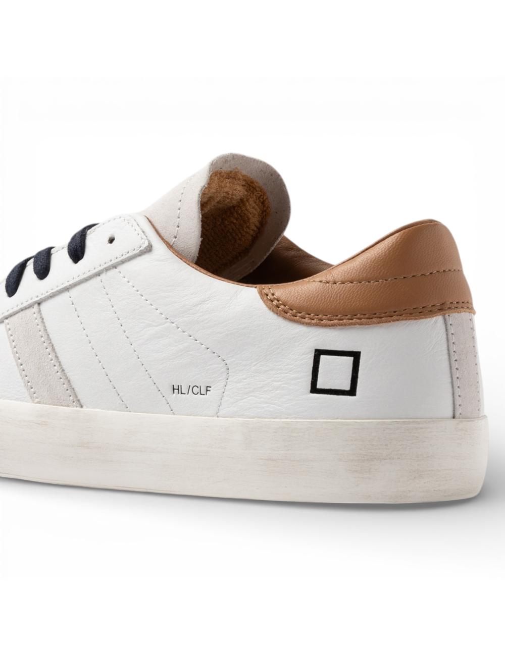 Date Men sneakers Hill Low Calf White-Leather