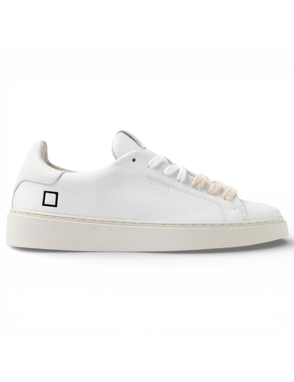 Date men's sneakers Levante Calf White