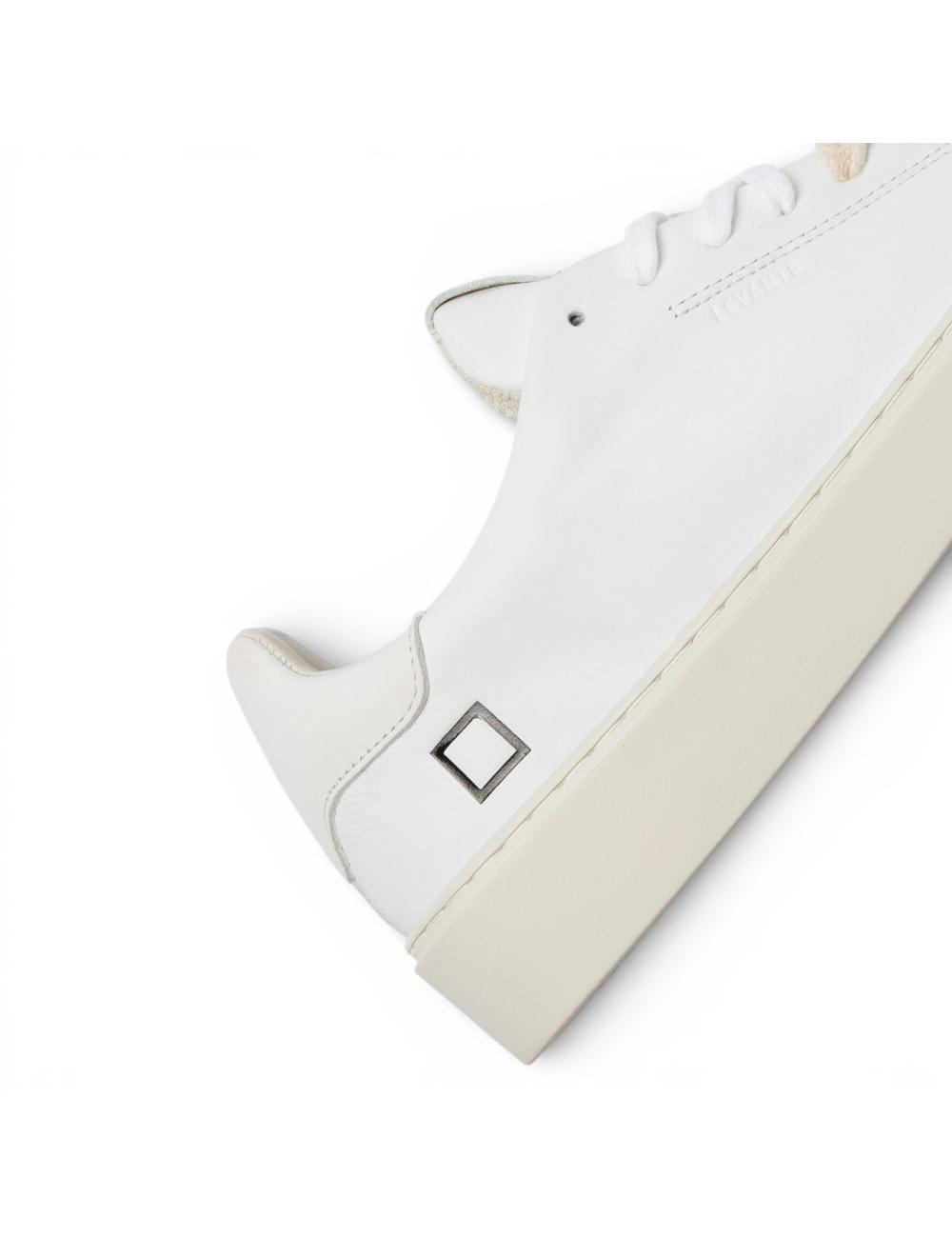 Date men's sneakers Levante Calf White