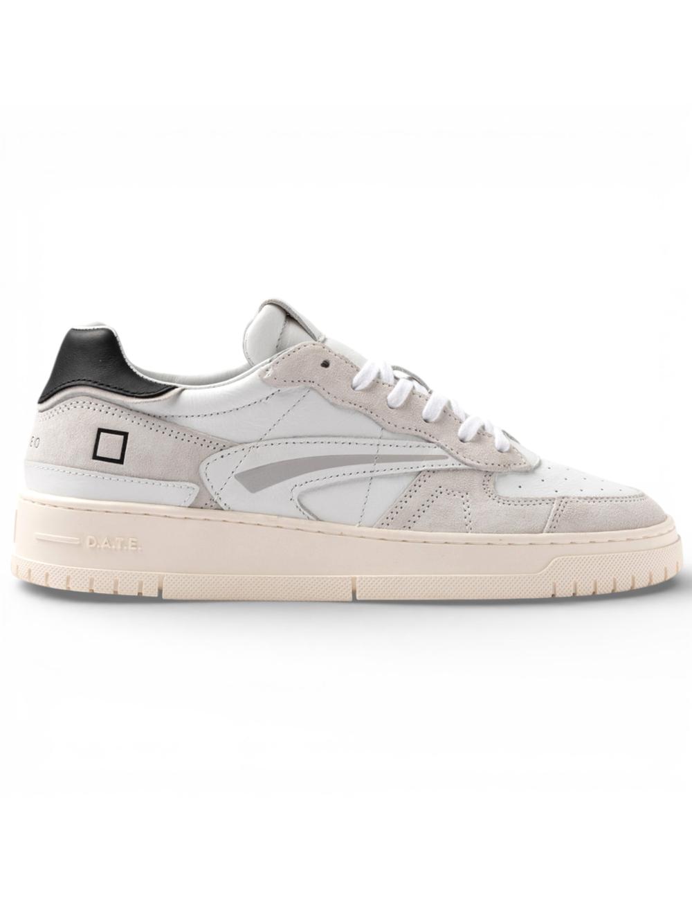 Date men's sneakers Torneo Pure Basic White-Black