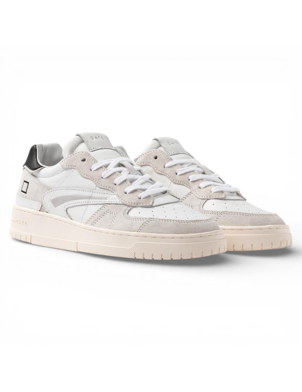 Date men's sneakers Torneo Pure Basic White-Black