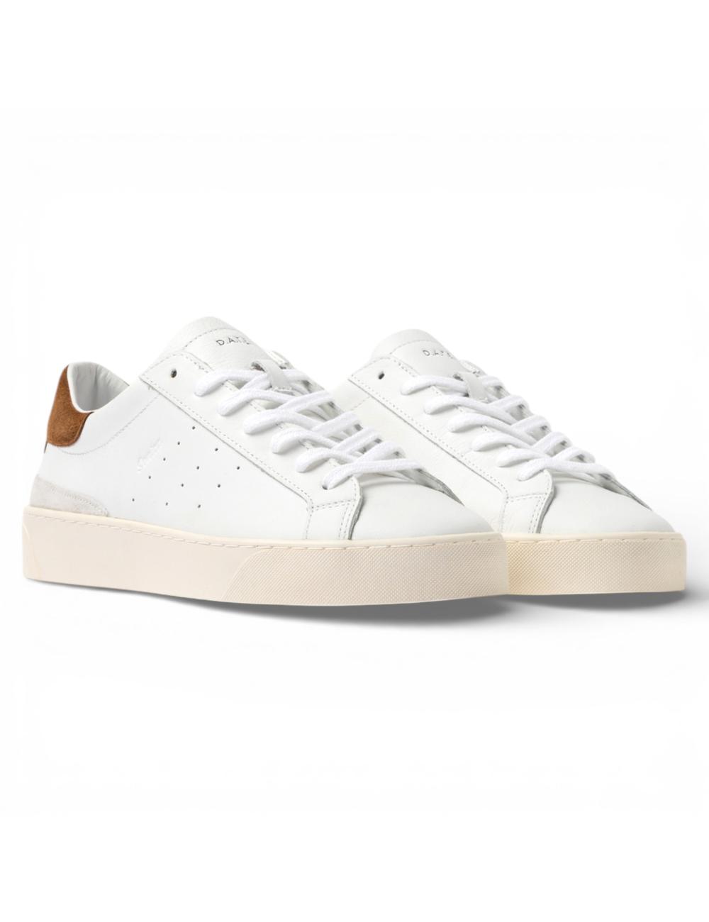 Date sneakers uomo Sonica Calf White-Cuoio