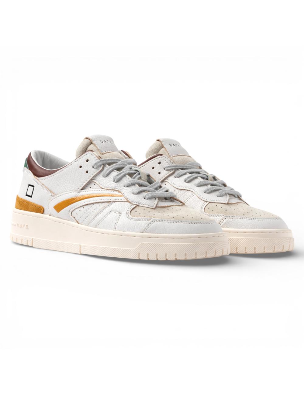 Date sneakers Torneo Colored White Mustard