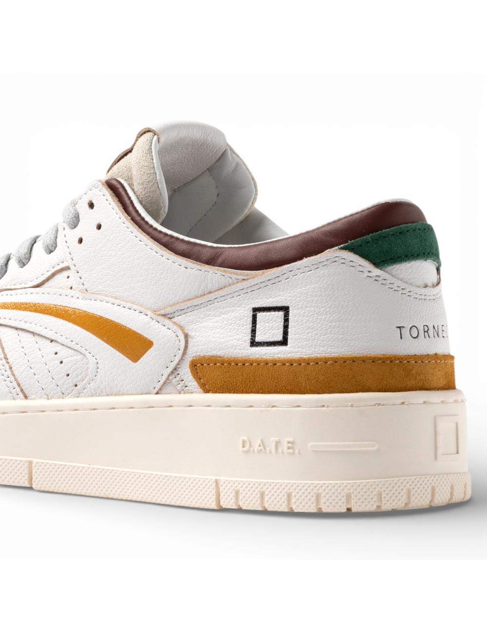 Date sneakers Torneo Colored White Mustard