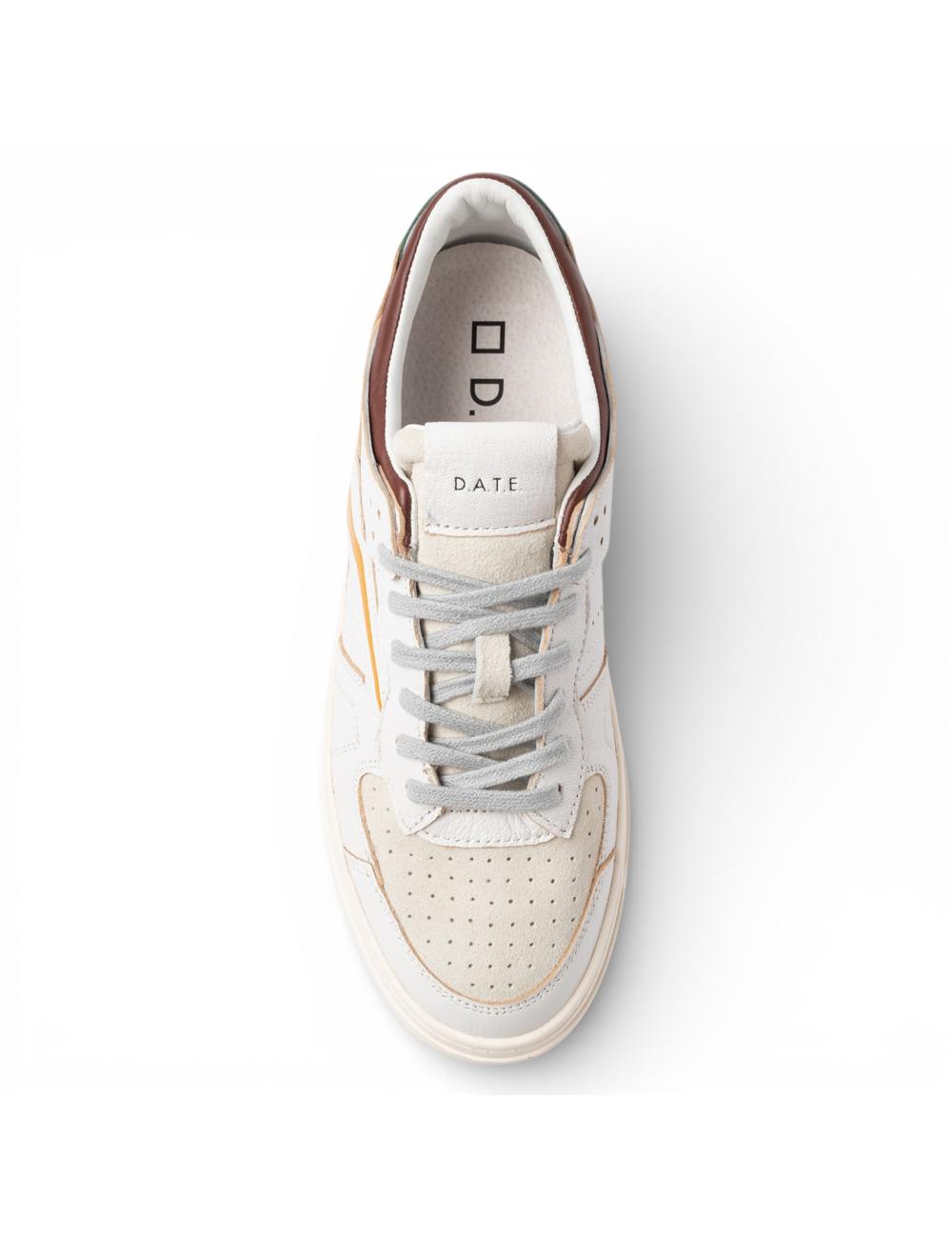 Date sneakers Torneo Colored White Mustard