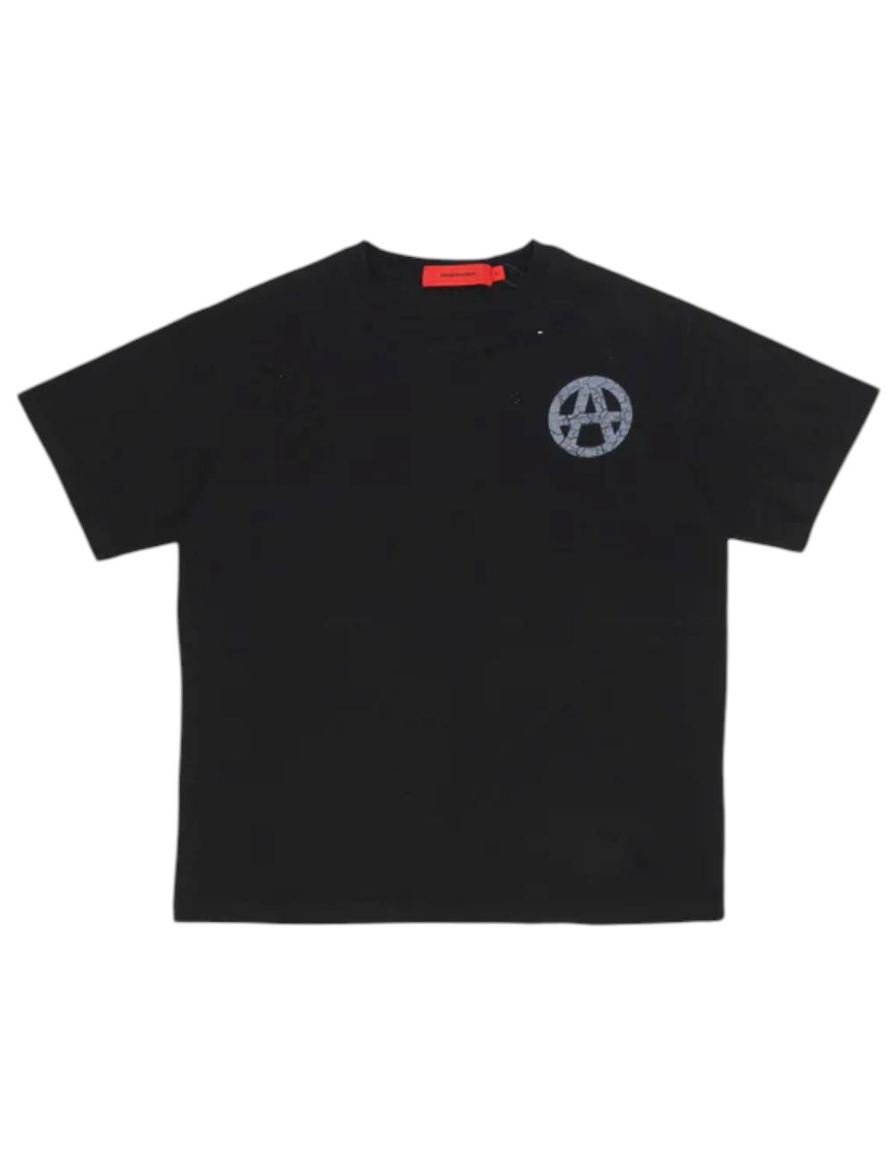 Acupuncture black anarchy t-shirt