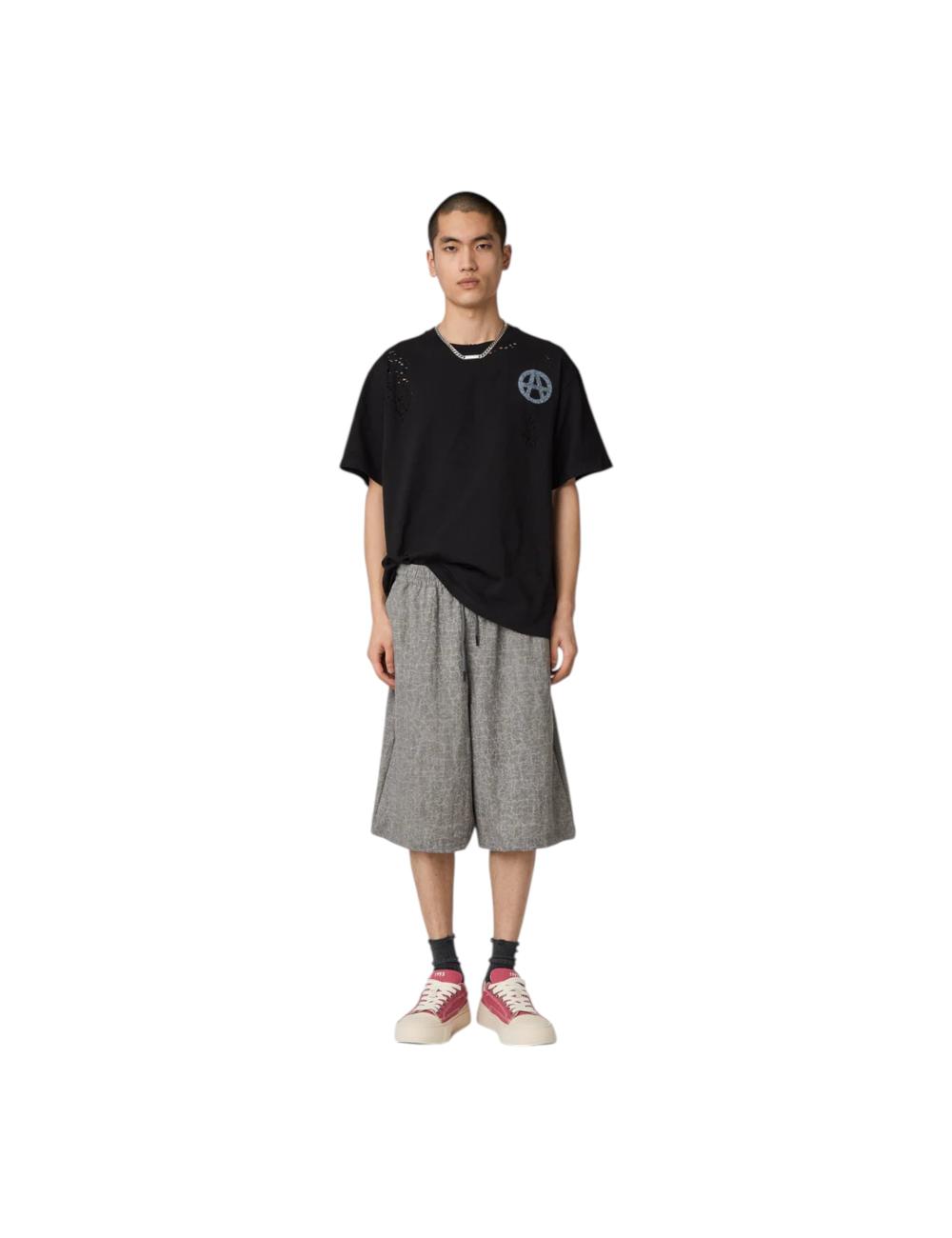 Acupuncture black anarchy t-shirt