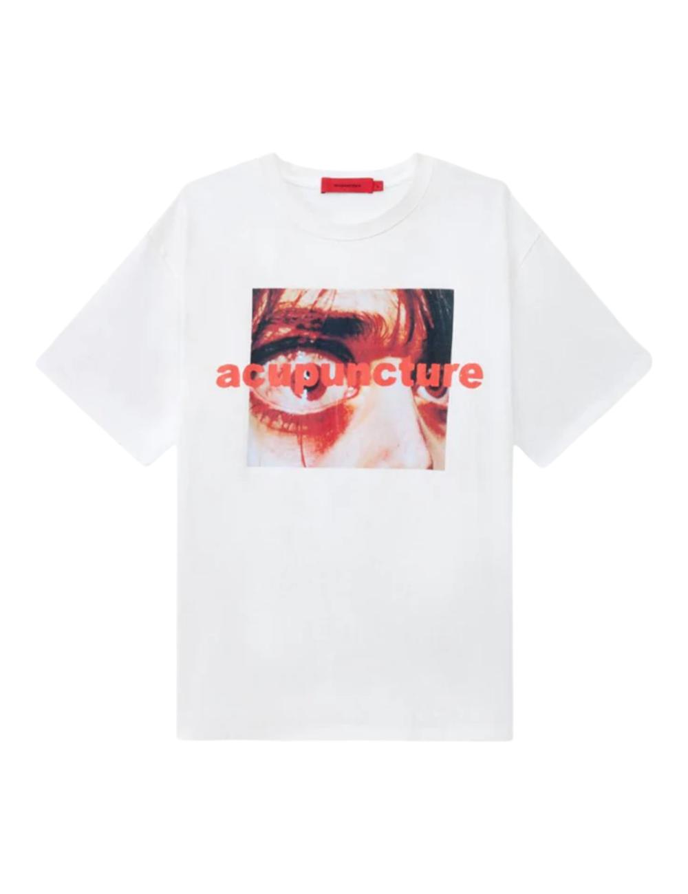 Acupuncture white eye t-shirt
