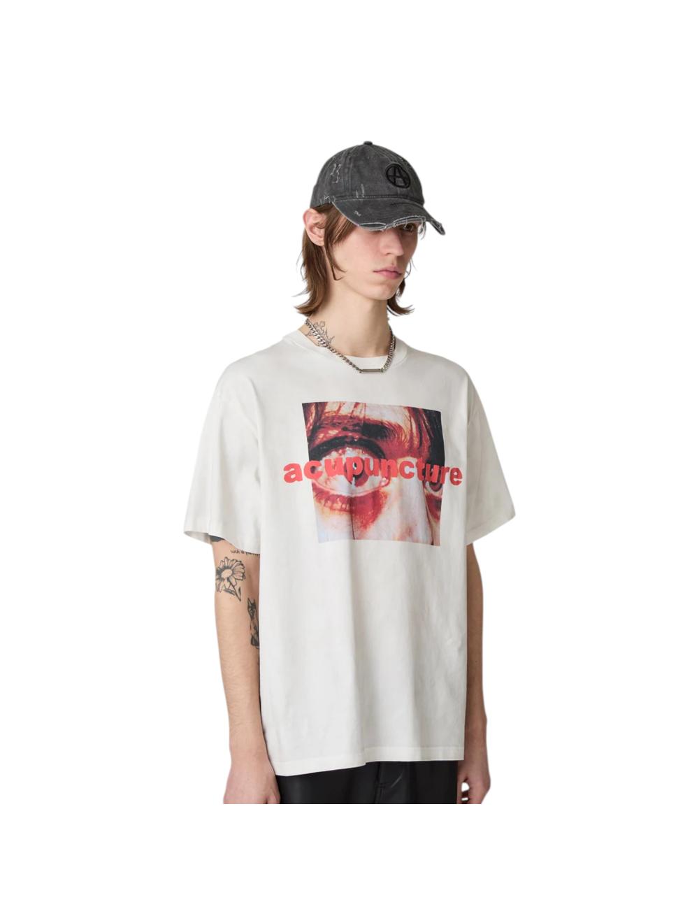 Acupuncture white eye t-shirt