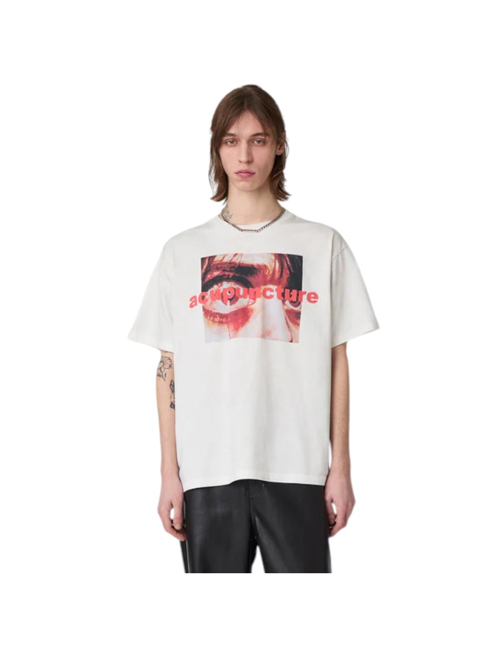 Acupuncture white eye t-shirt