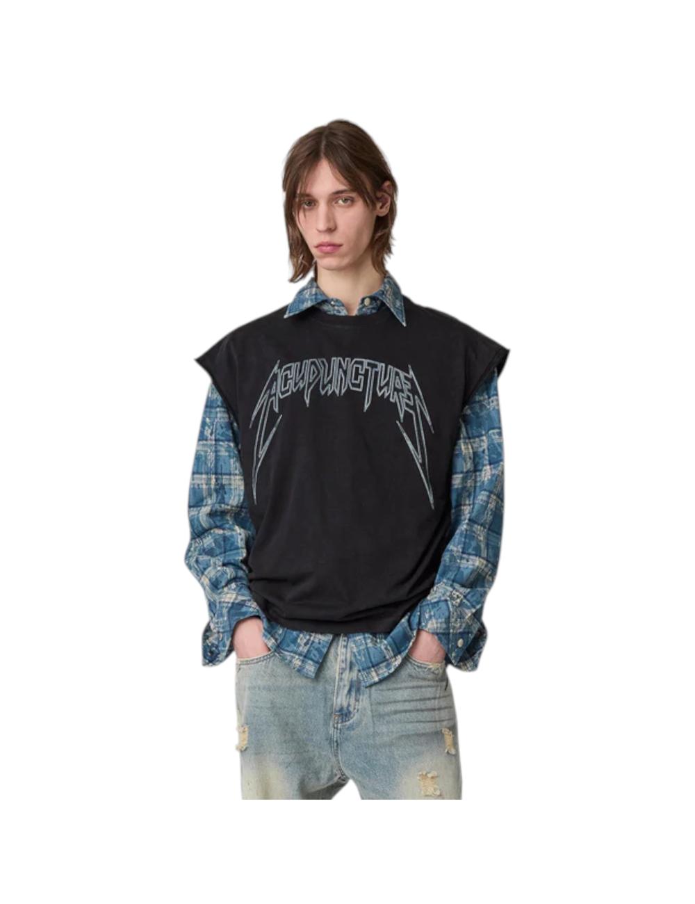 Acupuncture t-shirt nera...