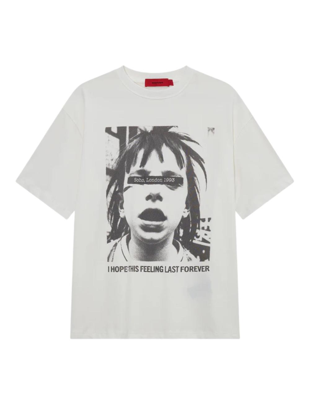 Acupuncture white screamin t-shirt