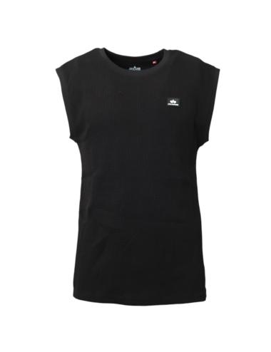 Alpha Industries black tank top waffle