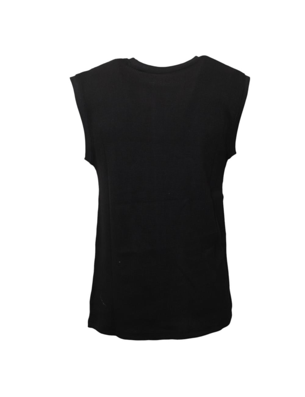 Alpha Industries black tank top waffle