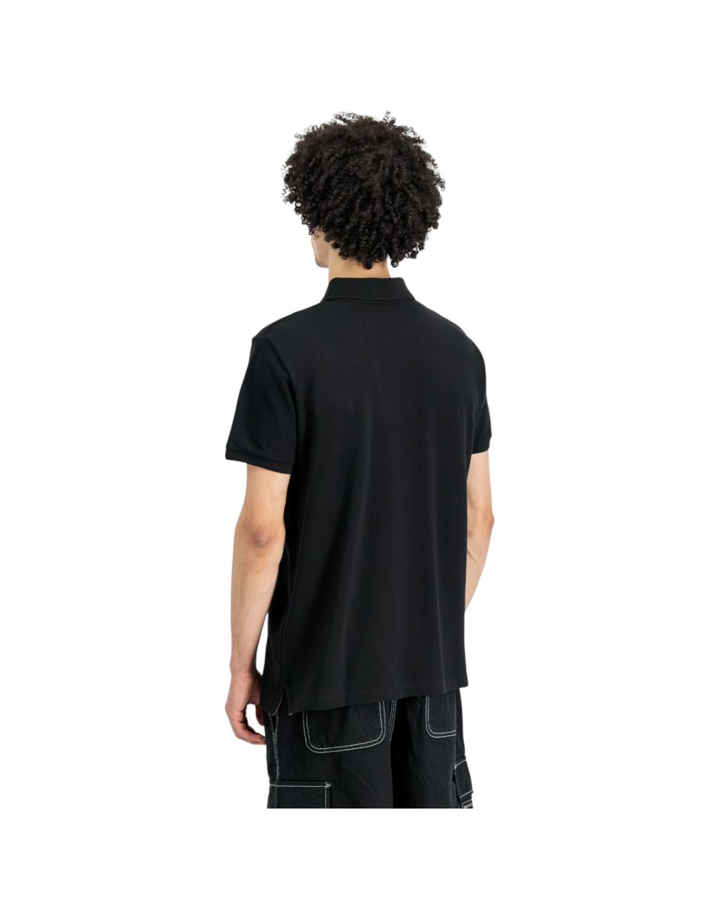 Alpha Industries short sleeve polo shirt black