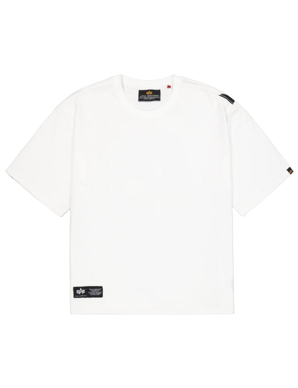 Alpha Industries white balaclava t-shirt