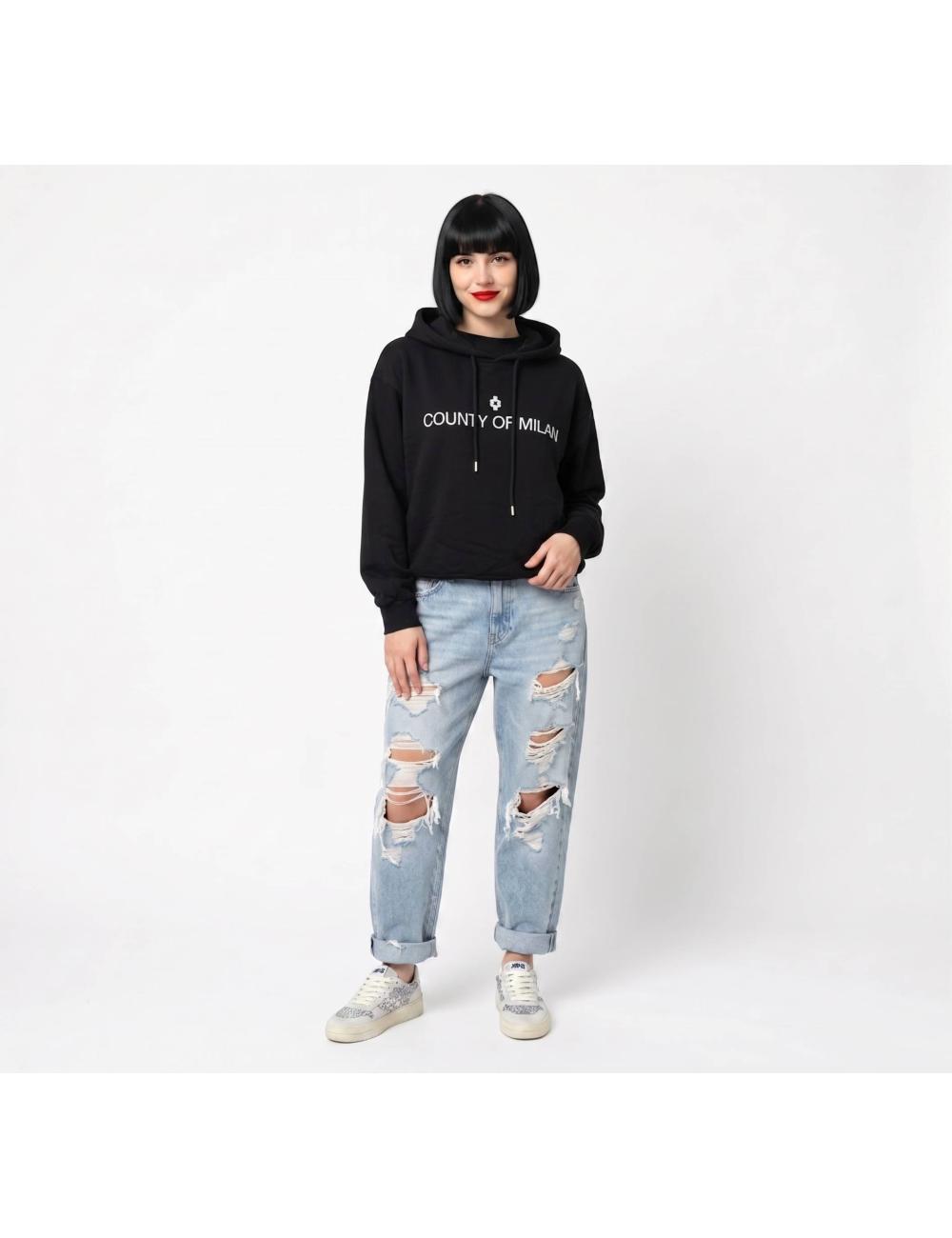 County of milan felpa nera...