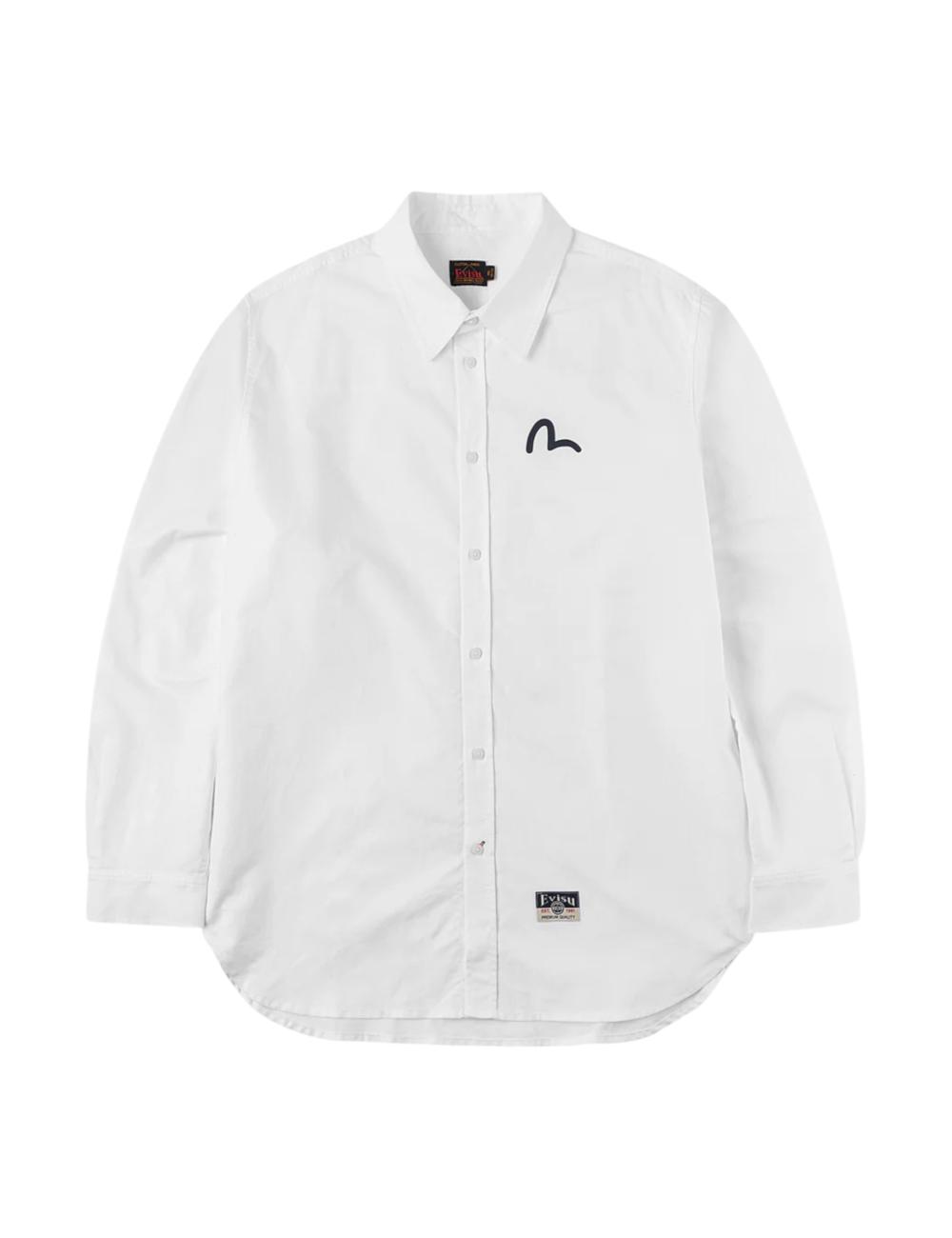 Evisu camicia bianca